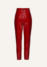 Load image into Gallery viewer, AW22 LEATHER 15 PANTS RED PATENT
