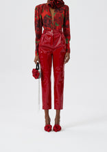 Load image into Gallery viewer, AW22 LEATHER 15 PANTS RED PATENT
