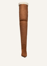 Load image into Gallery viewer, AW22 OVERKNEE BOOTS SHEARLING CREAM
