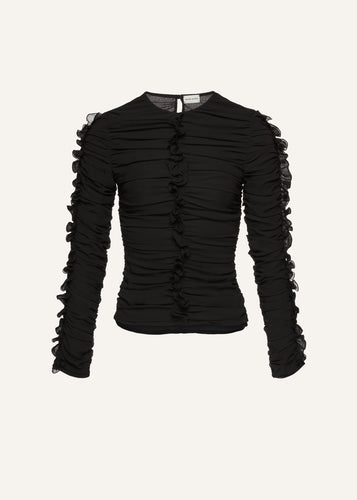 AW23 BLOUSE 04 BLACK