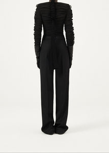 AW23 BLOUSE 04 BLACK
