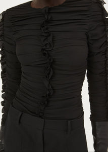 AW23 BLOUSE 04 BLACK
