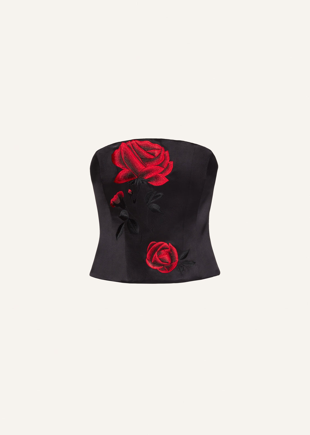 AW23 CORSET 02 BLACK EMBROIDERY