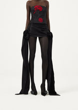 Load image into Gallery viewer, AW23 CORSET 02 BLACK EMBROIDERY
