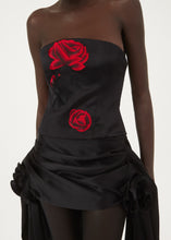 Load image into Gallery viewer, AW23 CORSET 02 BLACK EMBROIDERY
