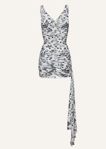 AW23 DRESS 15 WHITE BLACK