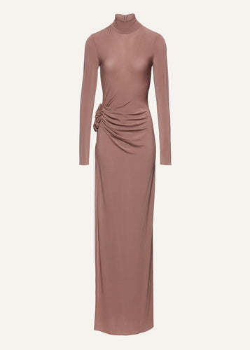 AW23 DRESS 19 BROWN