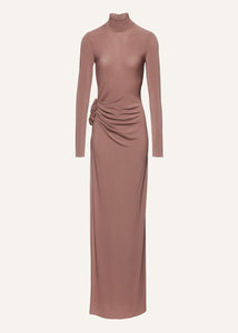 AW23 DRESS 19 BROWN
