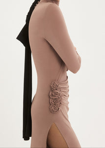 AW23 DRESS 19 BROWN