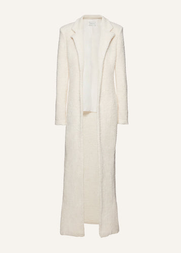 AW23 KNITWEAR 13 COAT CREAM
