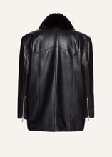 Load image into Gallery viewer, AW23 LEATHER 05 JACKET BLACK
