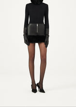 Load image into Gallery viewer, AW23 LEATHER 10 SKIRT BLACK
