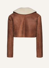 Load image into Gallery viewer, AW23 LEATHER 11 SHEARLING JACKET BEIGE

