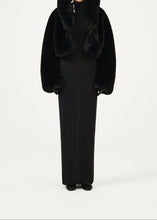Load image into Gallery viewer, AW23 LEATHER 13 JACKET BLACK FAUX FUR
