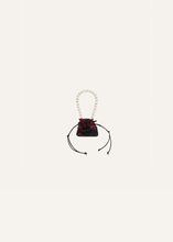 Load image into Gallery viewer, Micro pearl Magda bag in floral embroidery
