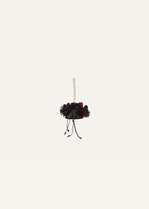 Micro pearl Magda bag in floral embroidery