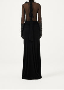 AW23 SKIRT 02 BLACK