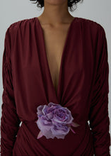 Load image into Gallery viewer, AW24 DRESS 14 BORDEAUX
