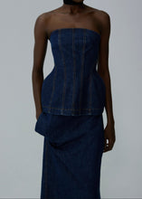 Load image into Gallery viewer, AW25 DENIM 04 SKIRT NAVY
