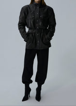 Load image into Gallery viewer, AW25 LEATHER 01 JACKET BLACK
