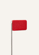 Load image into Gallery viewer, Lelia Clutch Red Crochet
