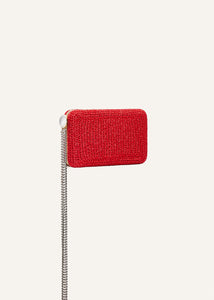 Lelia Clutch Red Crochet