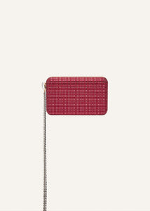 LELIA CLUTCH PINK CRYSTALS
