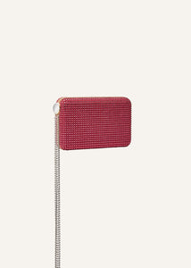 LELIA CLUTCH PINK CRYSTALS