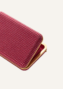 LELIA CLUTCH PINK CRYSTALS