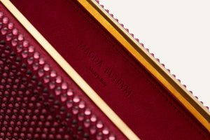 LELIA CLUTCH PINK CRYSTALS