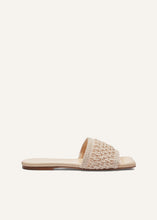 Load image into Gallery viewer, PF21 SLIDES CREAM CROCHET
