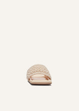 Load image into Gallery viewer, PF21 SLIDES CREAM CROCHET
