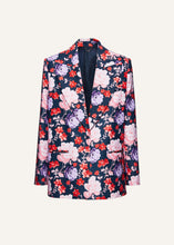 Load image into Gallery viewer, PF22 BLAZER 03 NAVY PRINT
