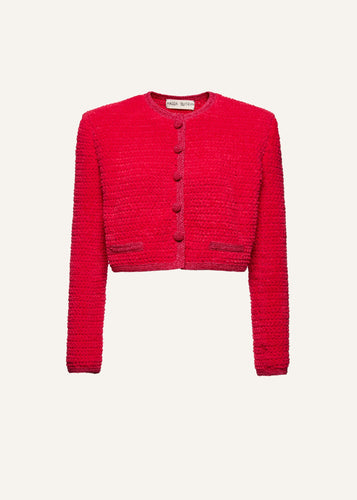 PF22 CROCHET 01 BLAZER PINK
