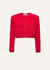 PF22 CROCHET 01 BLAZER PINK