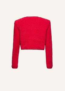 PF22 CROCHET 01 BLAZER PINK