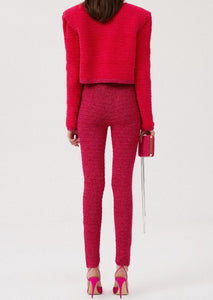 PF22 CROCHET 01 BLAZER PINK