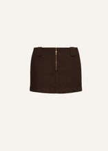 Load image into Gallery viewer, PF22 DENIM 03 SKIRT BROWN
