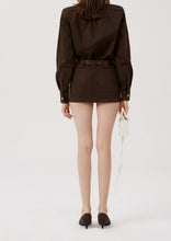 Load image into Gallery viewer, PF22 DENIM 03 SKIRT BROWN
