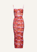 Load image into Gallery viewer, PF22 DRESS 02 ORANGE PRINT
