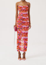 Load image into Gallery viewer, PF22 DRESS 02 ORANGE PRINT
