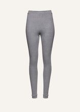 Load image into Gallery viewer, Ribbed legging pants in grey
