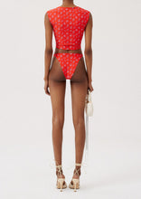 Load image into Gallery viewer, PF22 TOP SWIM 05 RED PRINT
