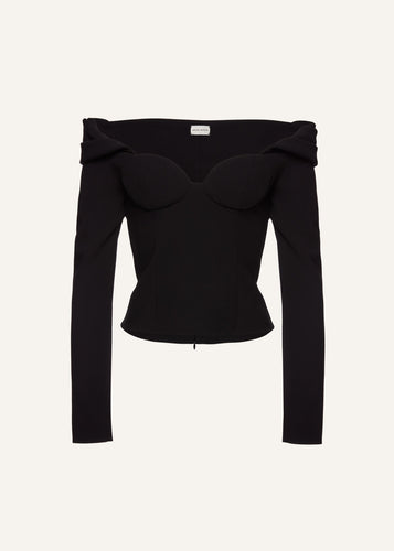 PF23 BLOUSE 04 BLACK