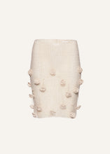 Load image into Gallery viewer, PF23 CROCHET 04 SKIRT CREAM
