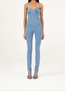 PF23 DENIM 05 JUMPSUIT BLUE