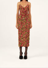 Load image into Gallery viewer, PF23 DRESS 13 GREEN PRINT
