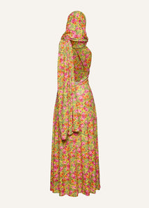 PF23 DRESS 19 YELLOW PRINT