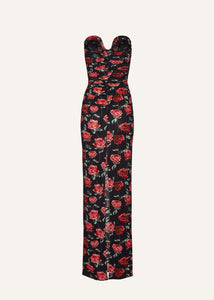 PF23 DRESS 23 BLACK PRINT