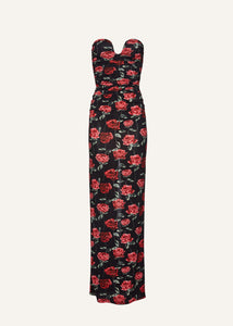 PF23 DRESS 23 BLACK PRINT